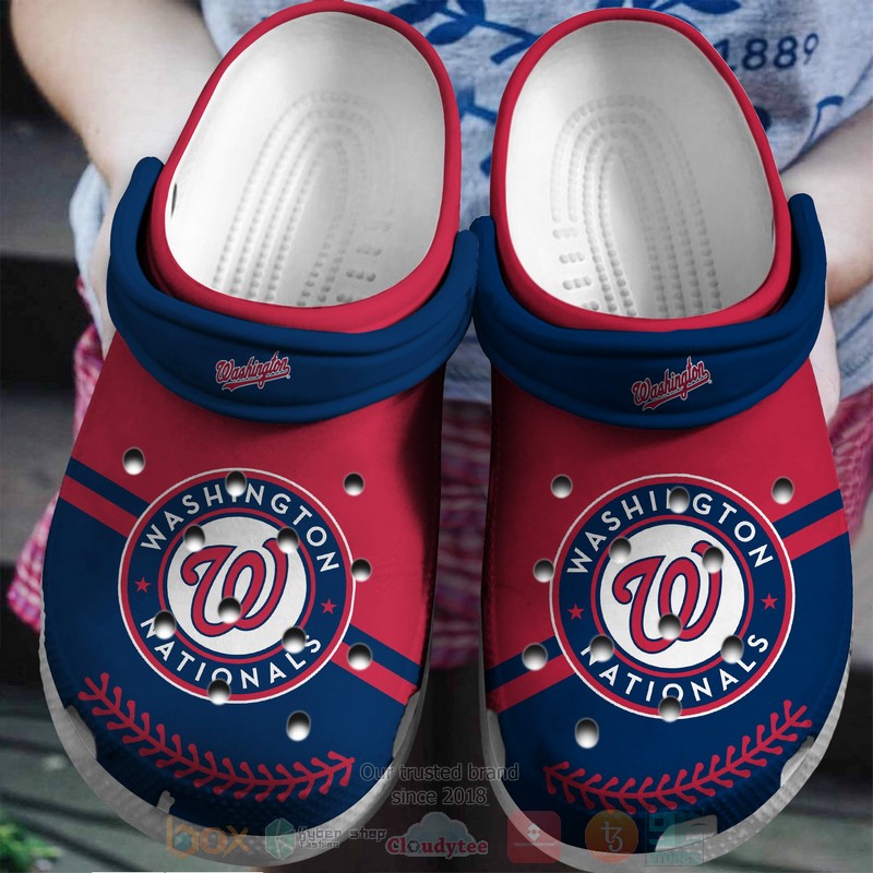 MLB_Washington_Nationals_Red-Navys_Crocband_Crocs_Clog_Shoes