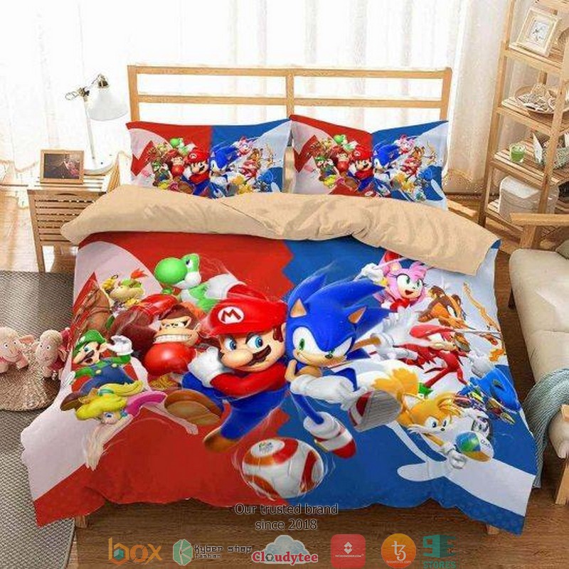 Mario__Sonic_Duvet_Cover_Bedroom_Set