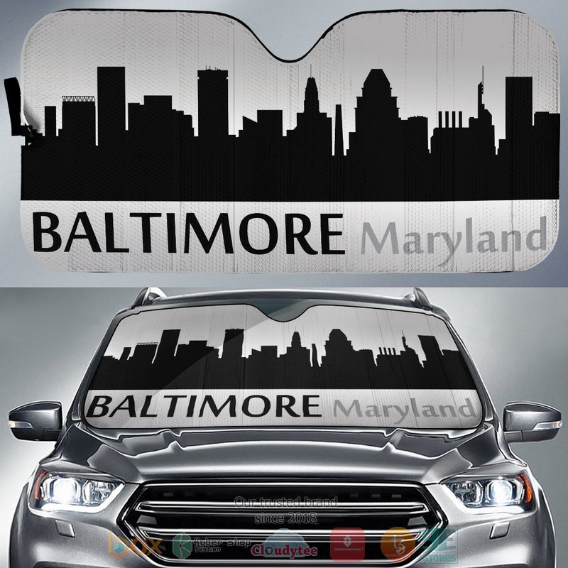 Maryland_Baltimore_Skyline_Car_Sunshade