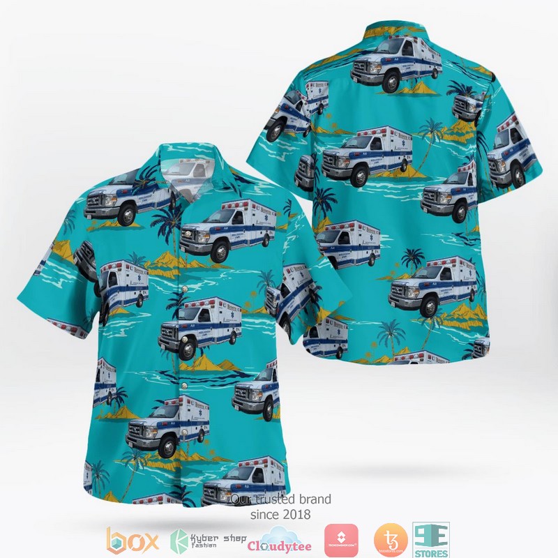Massachusetts_Brewster_Ambulance_Service_3D_Hawaii_Shirt