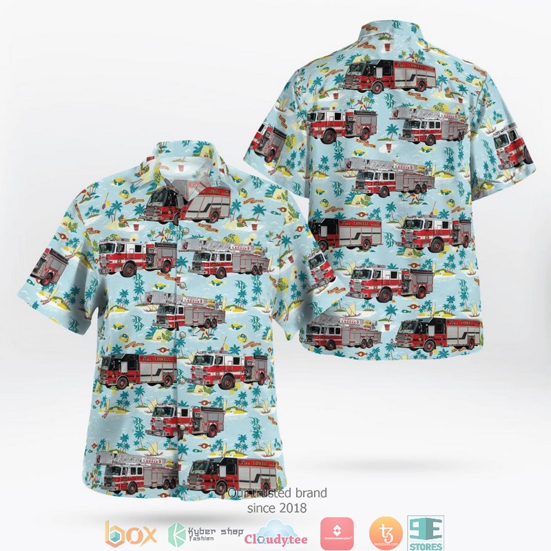 Massachusetts_Lowell_Fire_Department_Hawaii_3D_Shirt