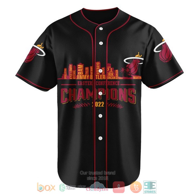 Miami_Heat_Players_name_Black_Baseball_Jersey_1