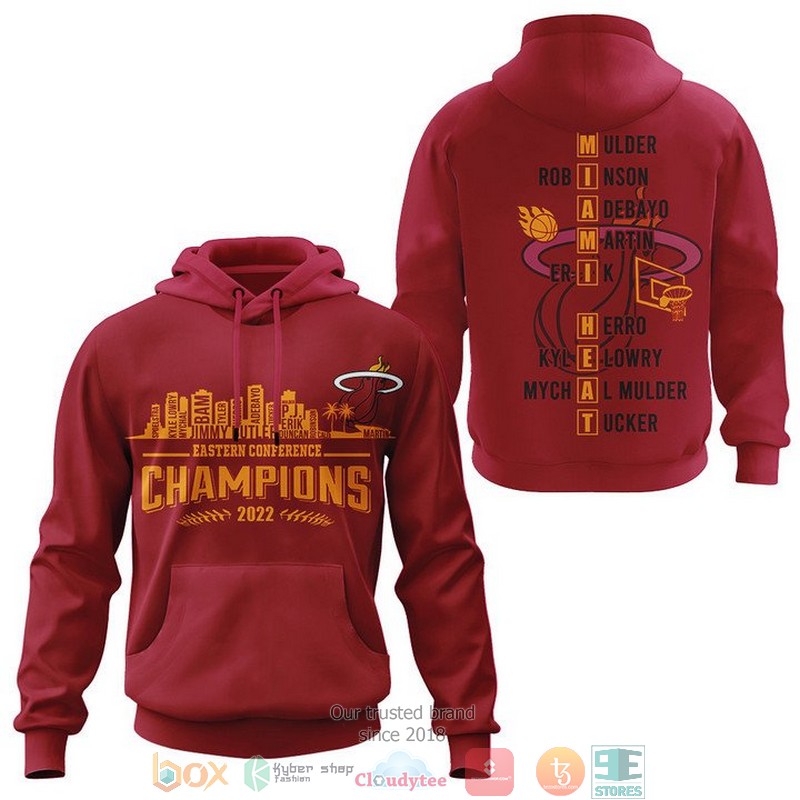 Miami_Heat_Players_name_Eastern_Conference_Champions_2022_3D_shirt_Hoodie_1