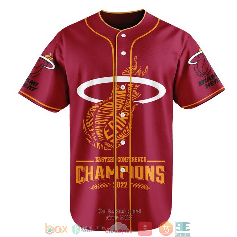 Miami_Heat_Players_name_logo_Eastern_Conference_Champions_2022_Baseball_Jersey_1