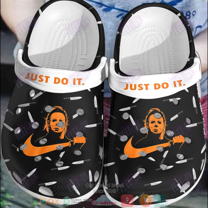 Michael_Myers_just_do_it_Nike_Crocband_Clogs