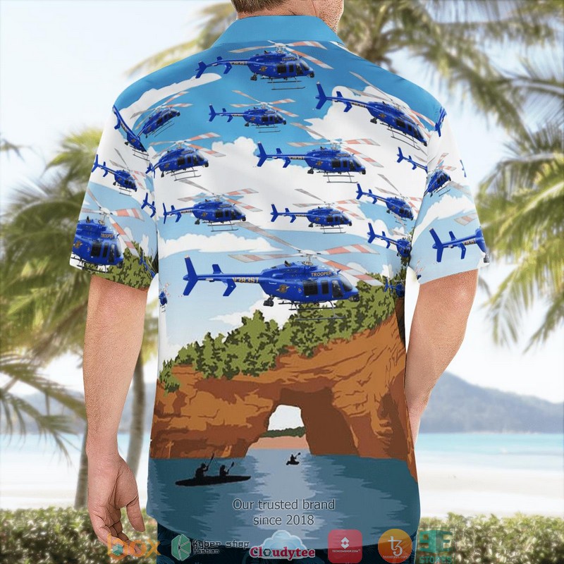 Michigan_Police_Helicopter_Hawaii_3D_Shirt_1