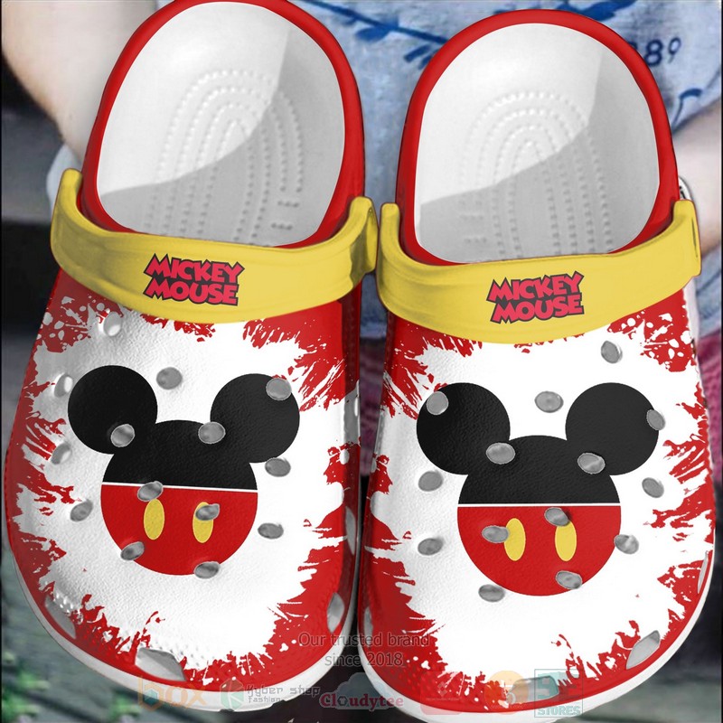 Mickey_Mouse_Red-White_Crocband_Crocs_Clog_Shoes