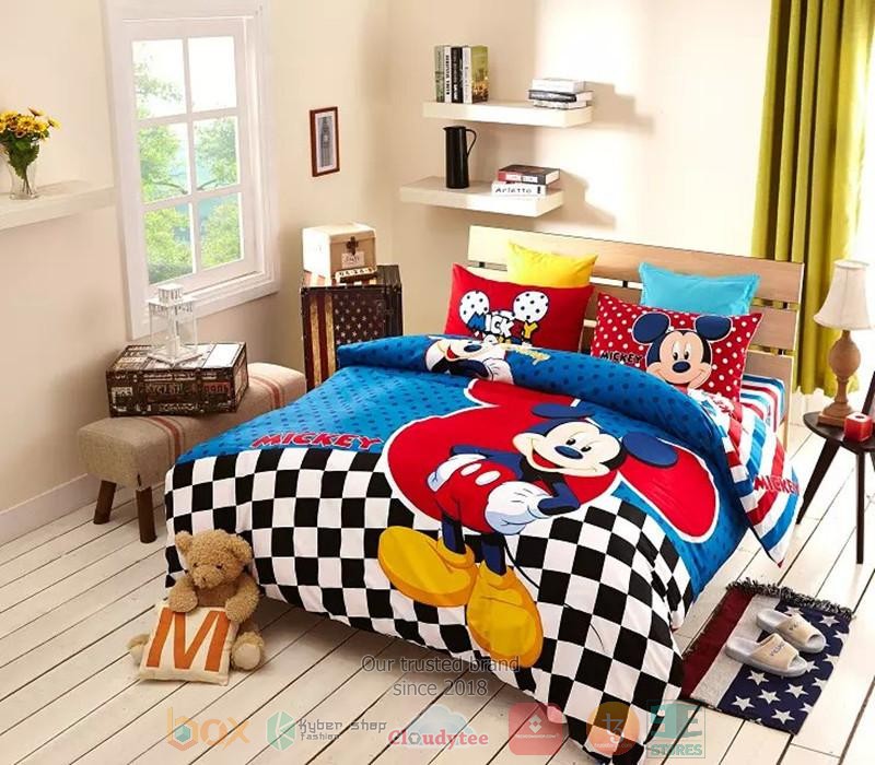 Mickey_Mouse_blue_red_Bedding_Set