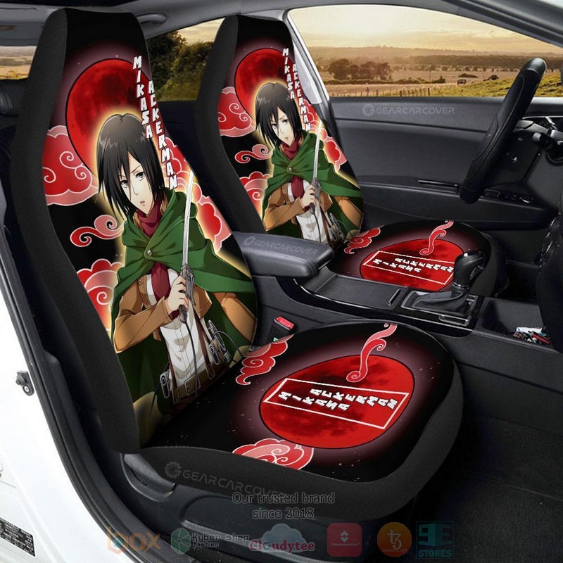 Mikasa_Ackerman_Attack_On_Titan_Anime_Car_Seat_Cover