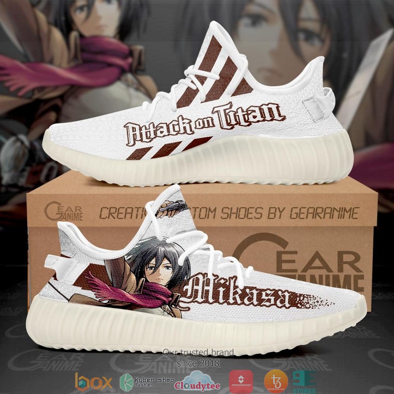Mikasa_Ackerman_Attack_On_Titan_Anime_Yeezy_Sneaker_Shoes