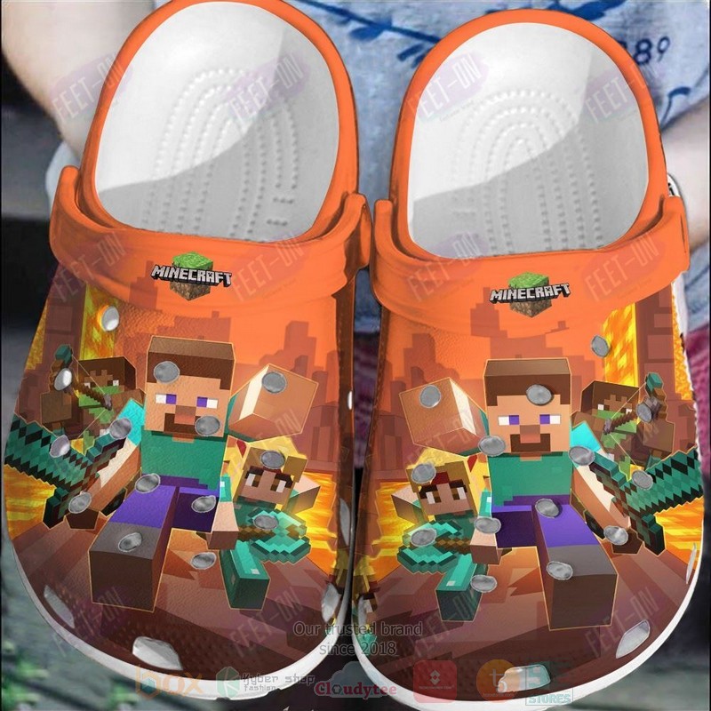 Minecraft_Brown_Crocband_Crocs_Clog_Shoes