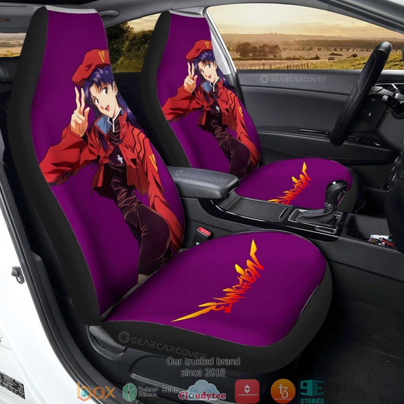Misato_Katsuragi_Neon_Genesis_Evangelion_Anime_Car_Seat_Cover