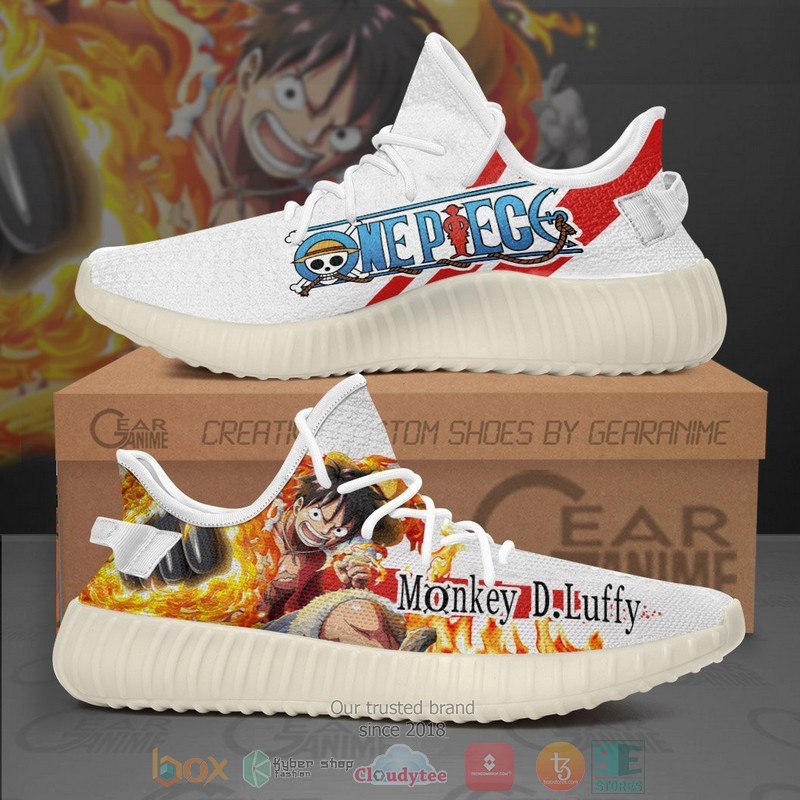Monkey_D_Luffy_Skill_One_Piece_Anime_Yeezy_Shoes