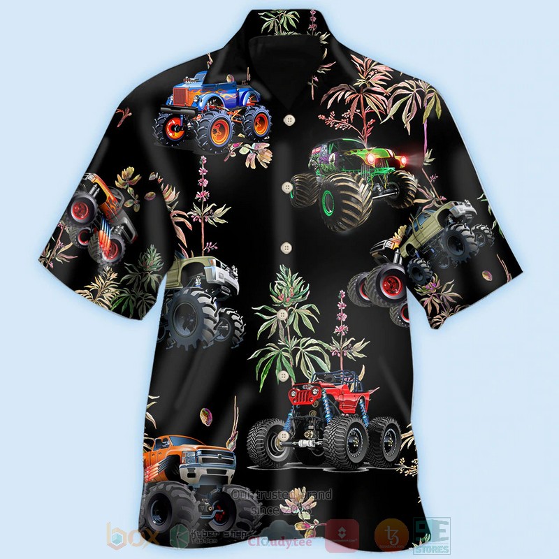 Monster_Truck_Pattern_Black_Hawaiian_Shirt