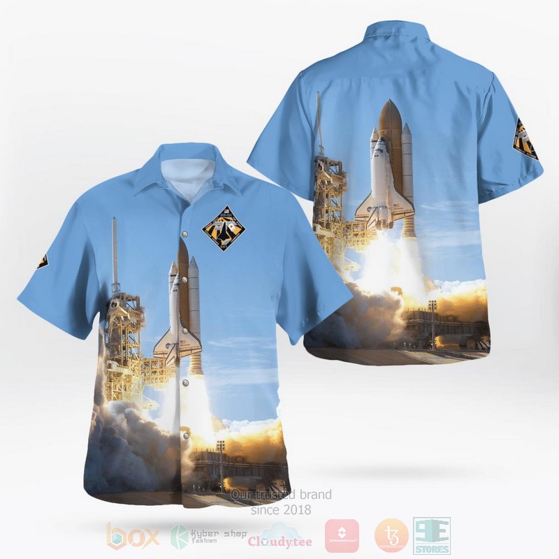 NASA_Space_Shuttle_Discovery_And_STS-124_Hawaiian_Shirt