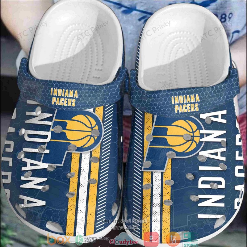NBA_Indiana_Pacers_Navy_Crocband_Clogs