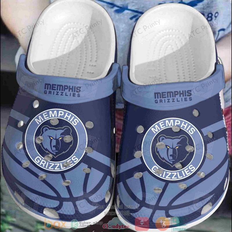 NBA_Memphis_Grizzlies_Blue_Crocband_Crocs_Clog_Shoes