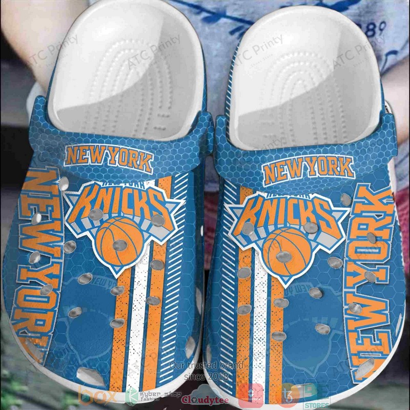 NBA_New_York_Knicks_Blue_Crocband_Crocs_Clog_Shoes