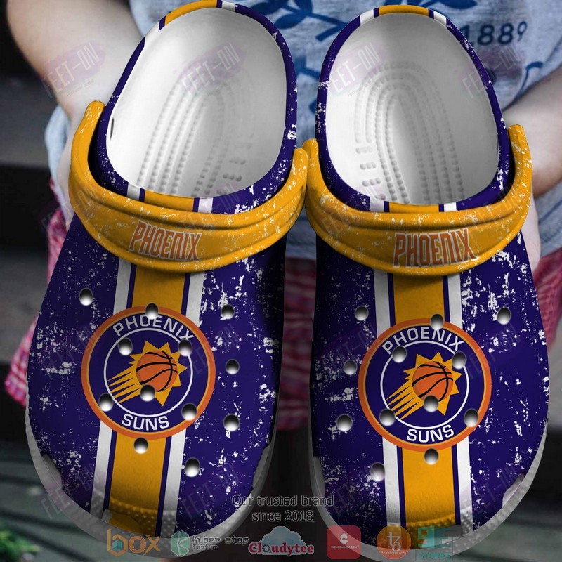 NBA_Phoenix_Suns_Navy-Orange_Crocband_Crocs_Clog_Shoes