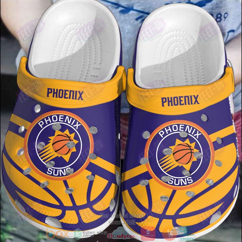 NBA_Phoenix_Suns_Purple-Orange_Crocband_Crocs_Clog_Shoes