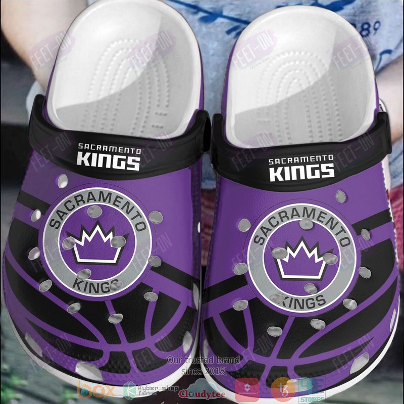 NBA_Sacramento_Kings_Black-Purple_Crocband_Crocs_Clog_Shoes