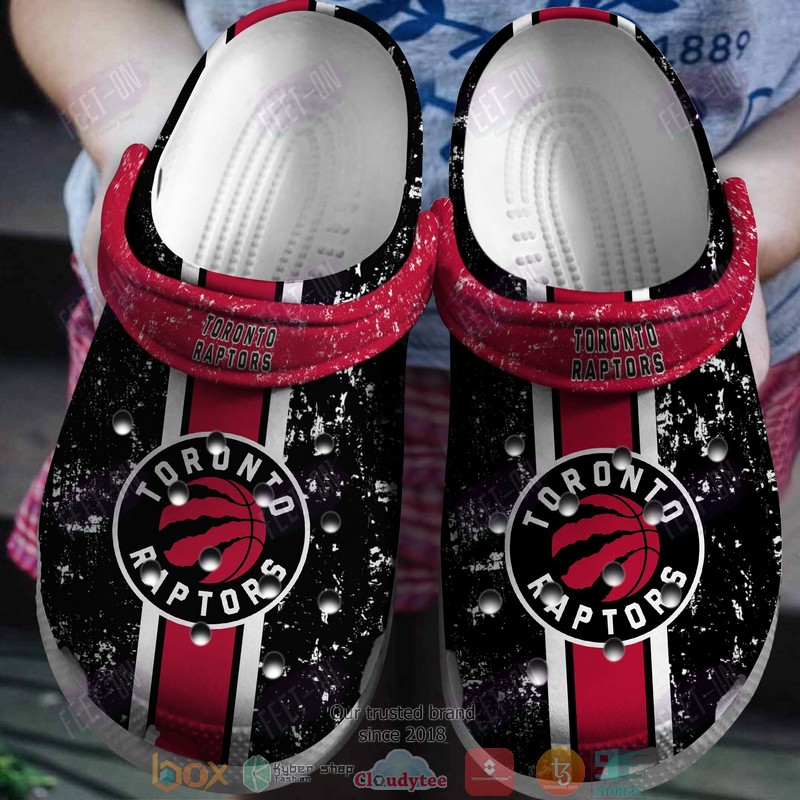 NBA_Toronto_Raptors_Black_Crocband_Crocs_Clog_Shoes