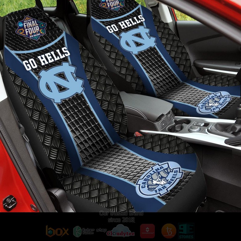 NCAA_North_Carolina_Tar_Heels_Go_Hells_Black-Blue_Car_Seat_Cover