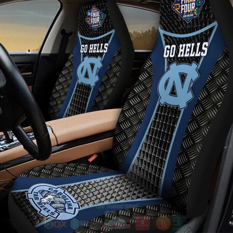 NCAA_North_Carolina_Tar_Heels_Go_Hells_Black-Blue_Car_Seat_Cover_1