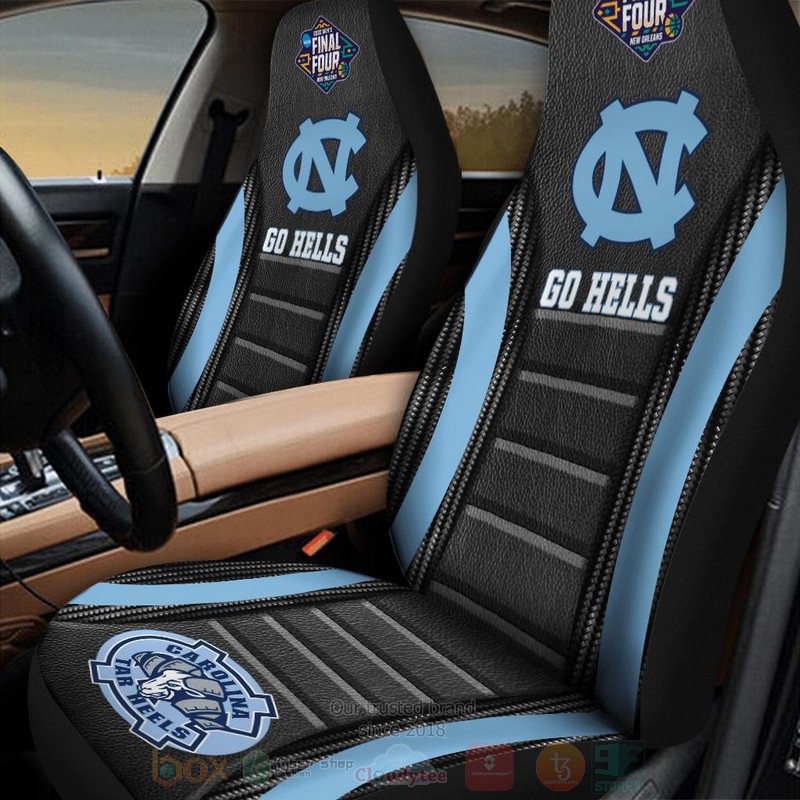 NCAA_North_Carolina_Tar_Heels_Go_Hells_Black-Blues_Car_Seat_Cover_1