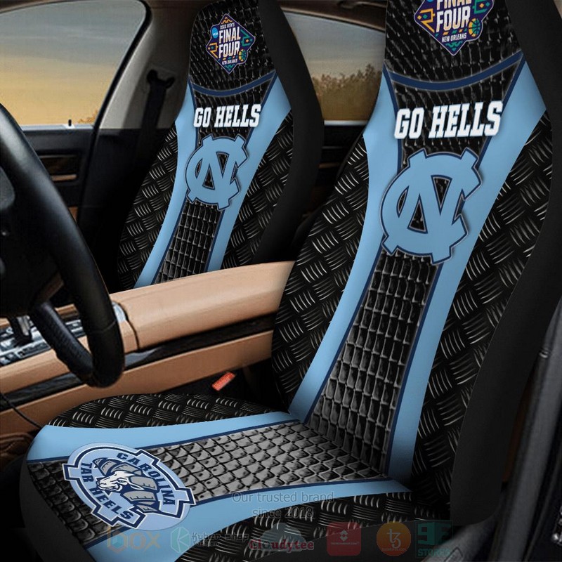 NCAA_North_Carolina_Tar_Heels_Go_Hells_Light_Blue-Black_Car_Seat_Cover_1