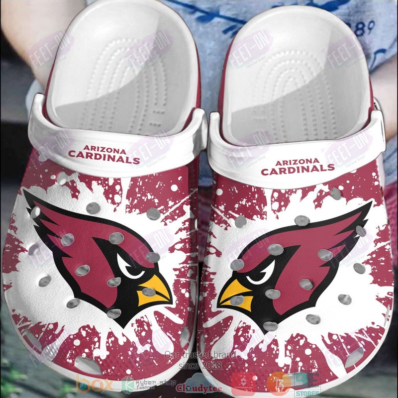 NFL_Arizona_Cardinals_Red_and_White_Crocband_Clogs
