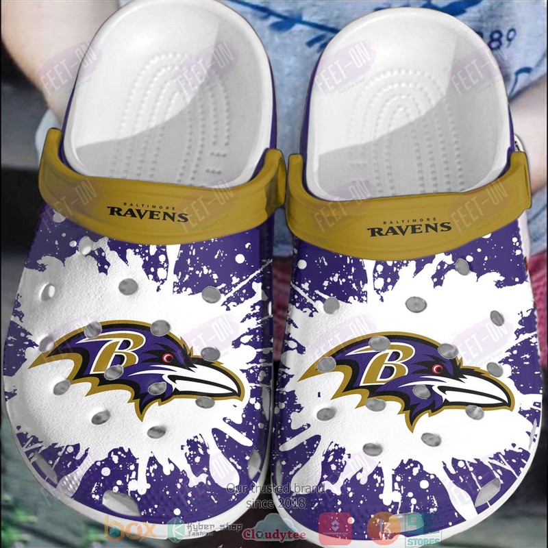 NFL_Baltimore_Ravens_Purple_Crocband_Clogs
