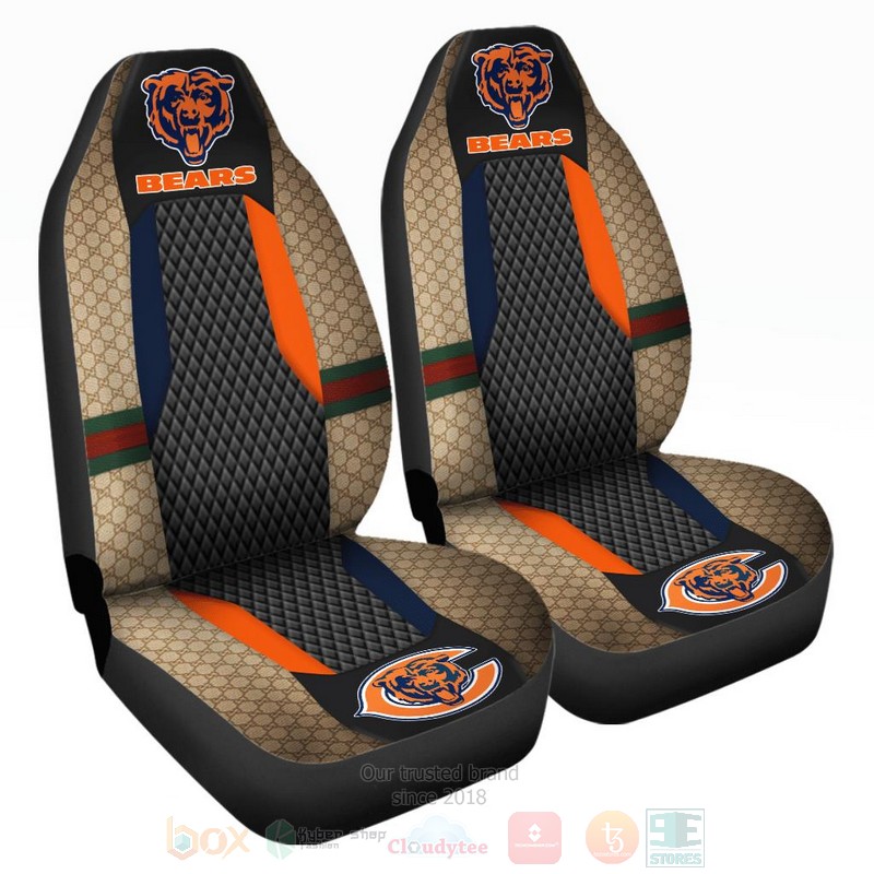NFL_Chicago_Bears_Black_Car_Seat_Cover_1