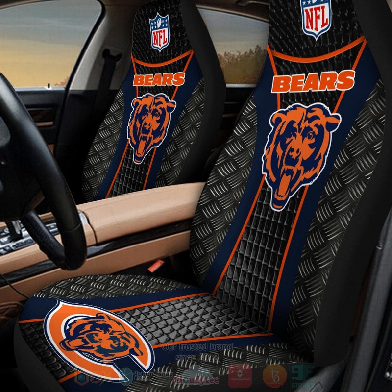 NFL_Chicago_Bears_Navy-Grey_Car_Seat_Cover