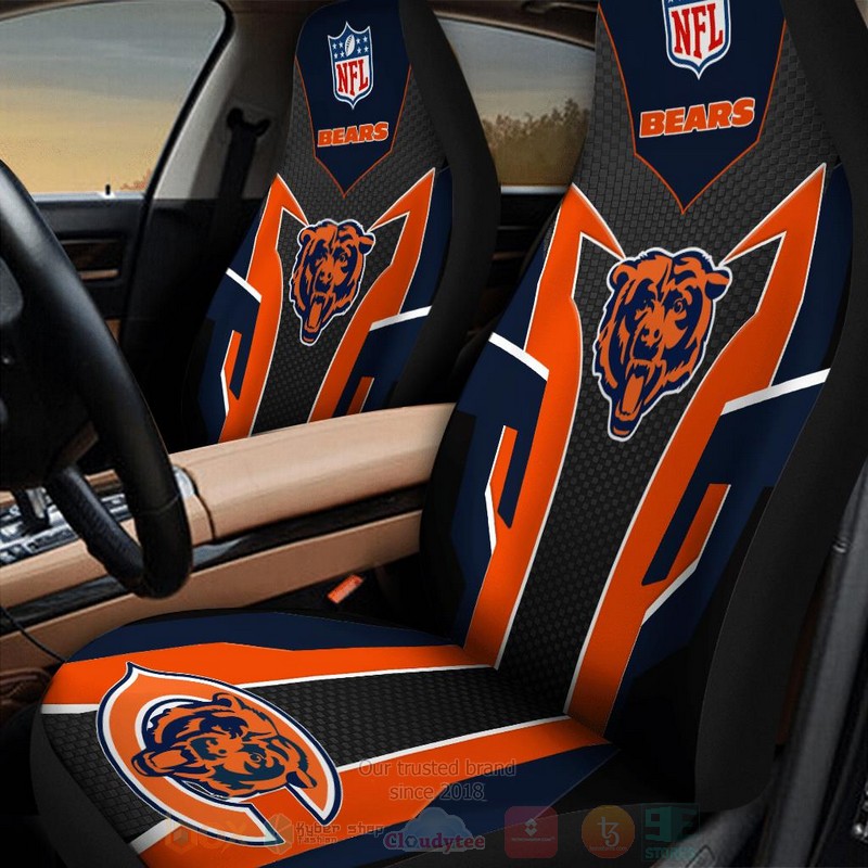 NFL_Chicago_Bears_Orange-Navy_Car_Seat_Cover