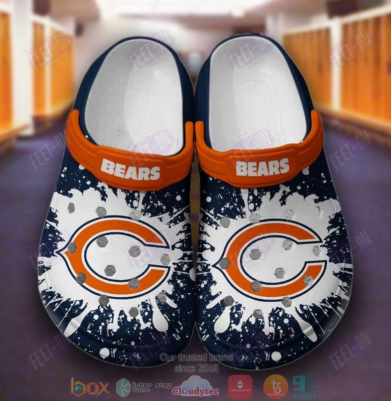 NFL_Chicago_Bears_White-Navy_Crocband_Crocs_Clog_Shoes