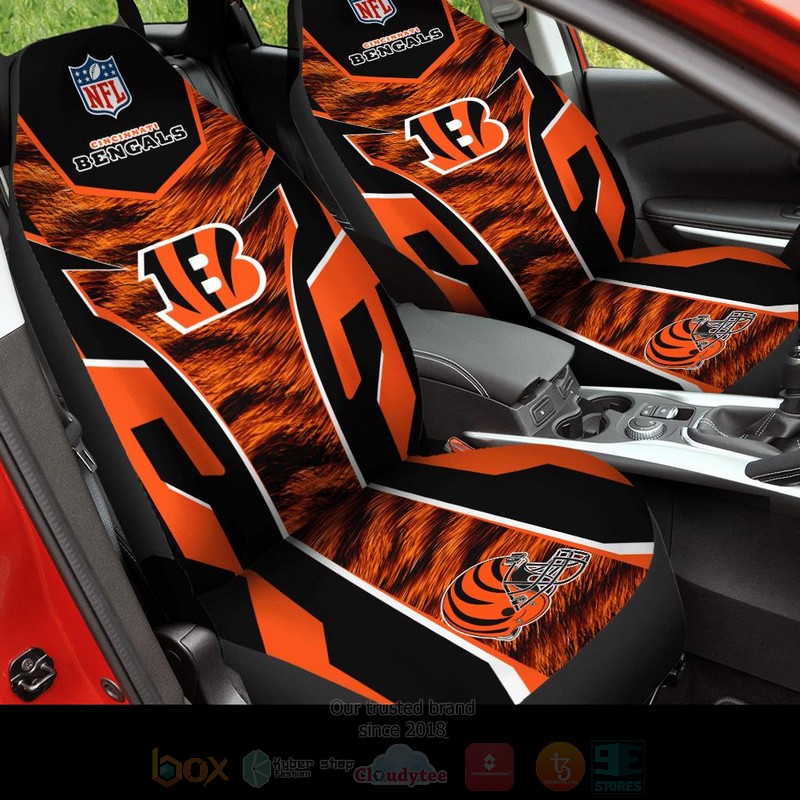 NFL_Cincinnati_Bengals_Orange_Color_Car_Seat_Cover
