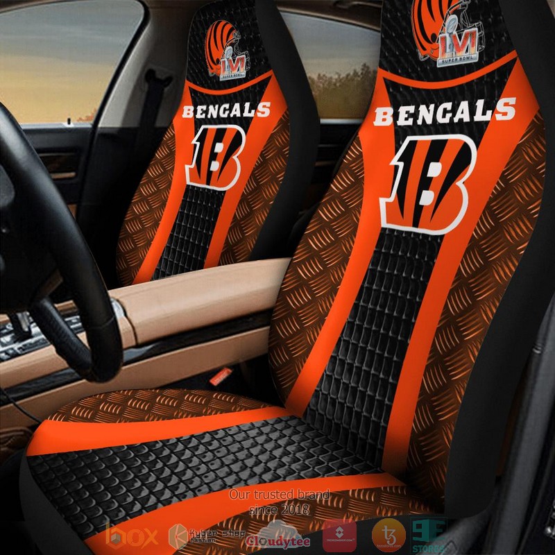 NFL_Cincinnati_Bengals_Super_Bowl_LVI_2022_orange_Car_Seat_Covers_1