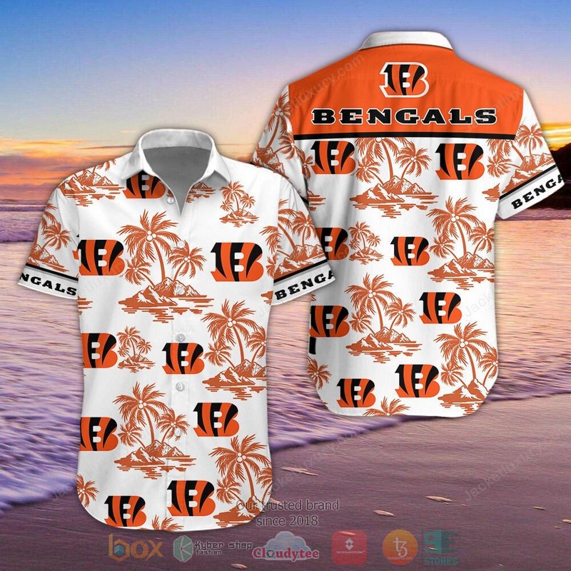 NFL_Cincinnati_Bengals_palm_tree_Hawaiian_Shirt_Shorts