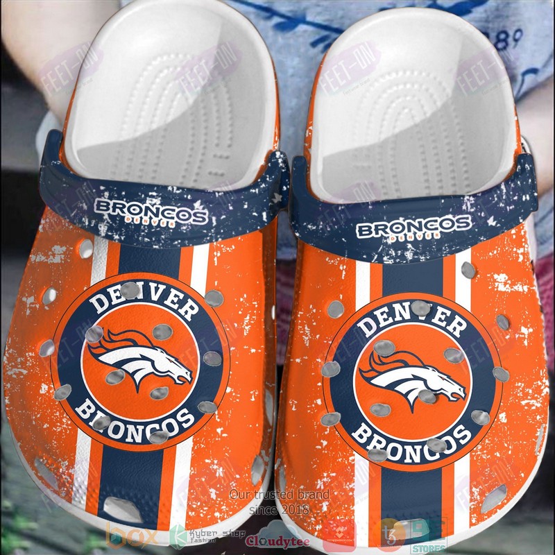 NFL_Denver_Broncos_Navy_orange_Crocband_Clogs