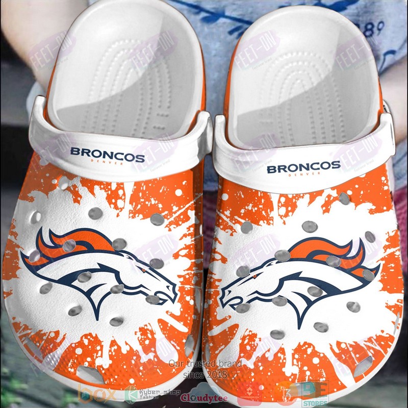 NFL_Denver_Broncos_White_Orange_Crocband_Clogs