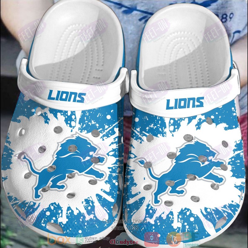 NFL_Detroit_Lions_Logo_Blue_white_Crocband_Clogs