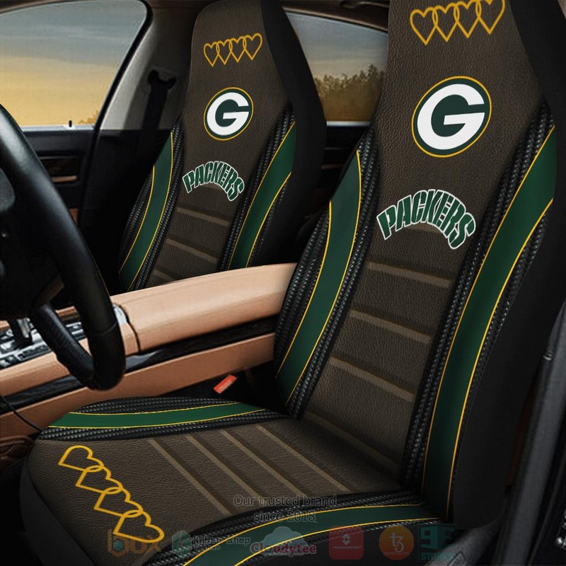 NFL_Green_Bay_Packers_Green-Brown_Car_Seat_Cover