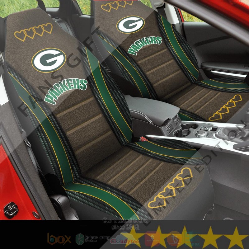 NFL_Green_Bay_Packers_Green-Brown_Car_Seat_Cover_1