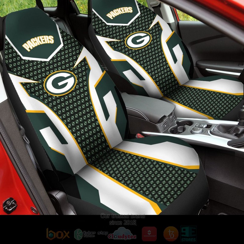 NFL_Green_Bay_Packers_Green-White_Car_Seat_Cover_1
