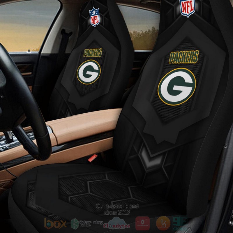 NFL_Green_Bay_Packers_Green_Car_Seat_Cover
