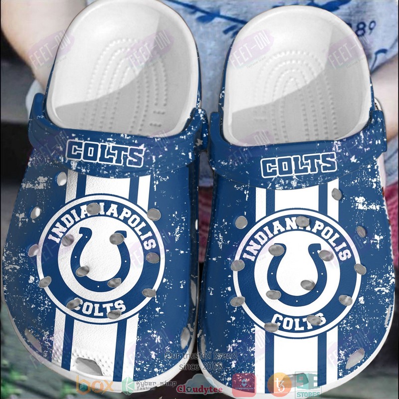 NFL_Indianapolis_Colts_Navy_White_Crocband_Clogs