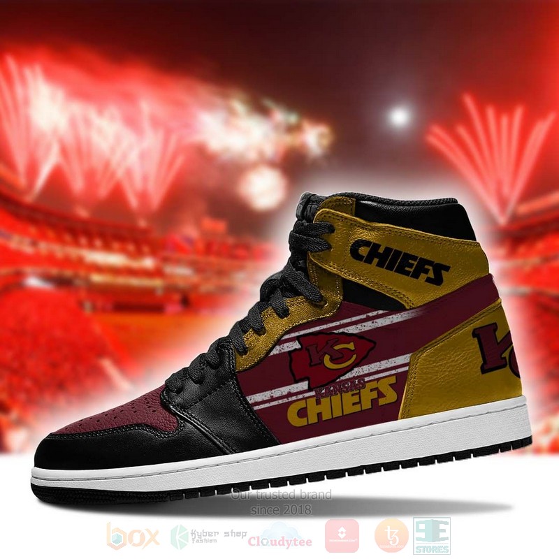 NFL_Kansas_City_Chiefs_Air_Jordan_High_Top_Shoes