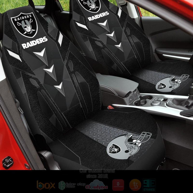 NFL_Las_Vegas_Raiders_Black_Car_Seat_Cover