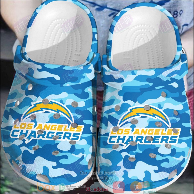 NFL_Los_Angeles_Chargers_Camo_Crocband_Clogs